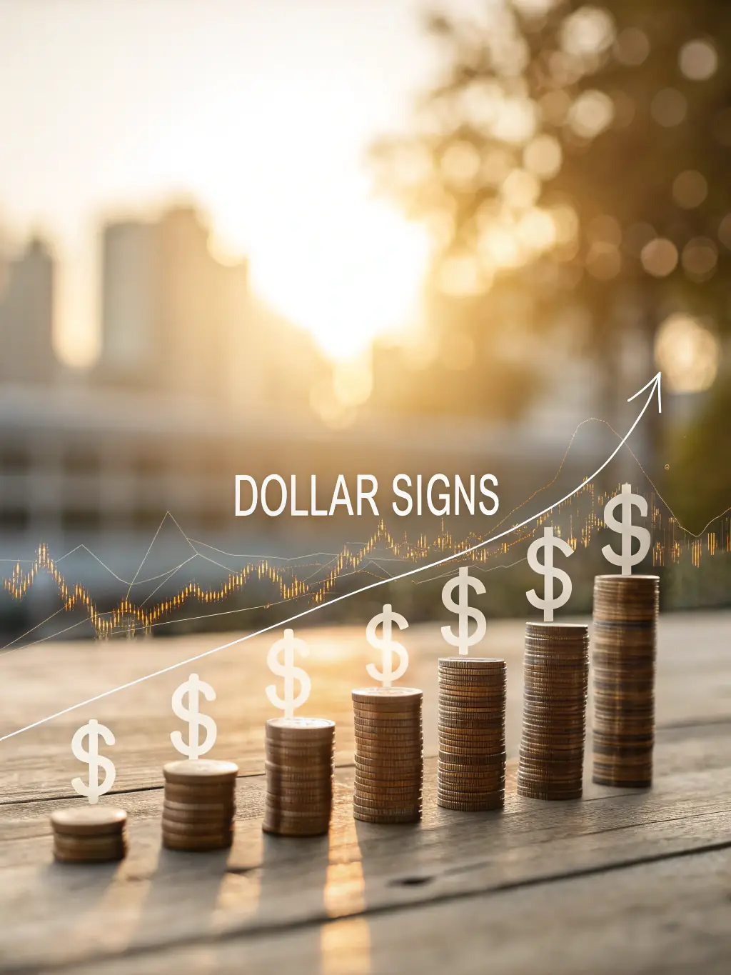 A graph showing increasing returns on investment for a restaurant, demonstrating financial growth.